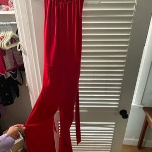 Elegant Red Jumpsuit